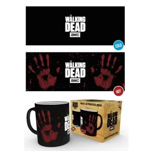 Image of The Walking Dead Hand Print Heat Change Mug