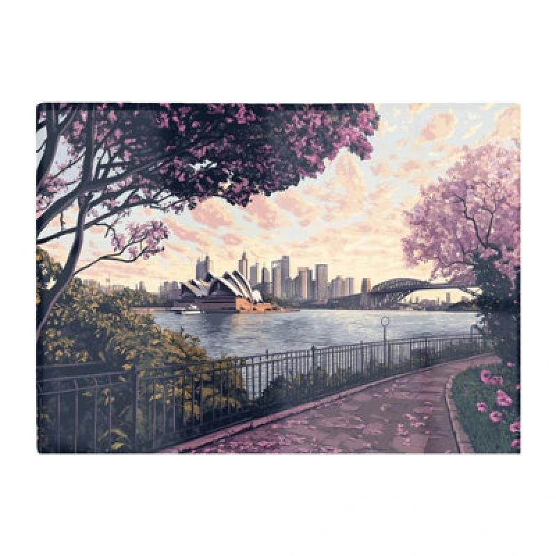 Image of Warren Reed Designer Romantic Walk In Sydney Chopping Board