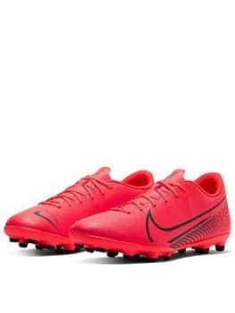 Image of Nike Mercurial Vapor 12 Club MG Football Boots - Red/Black, Size 7, Men