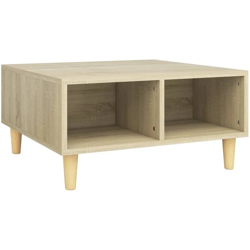 Image of VIDAXL Coffee Table Sonoma Oak 60x60x30cm Engineered Wood Vidaxl 8720286357897