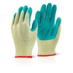 Image of Click2000 Economy Grip Glove Green M Ref EC8GM Pack of 100 Up to 3 Day