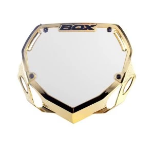 Image of Box Phase 1 Large Chrome Number Plate Gold