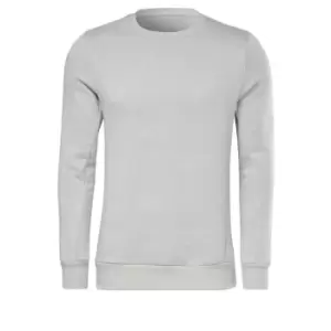 Image of Reebok Identity Vector Fleece Crew Sweatshirt Mens - Grey