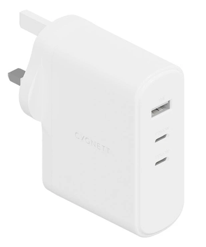 Image of Cygnett PowerMaxx 100W Multi Port GaN Wall Charger - White