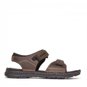 Image of Rockport Rockport Darwyn Strap Sandals - Brown Lth