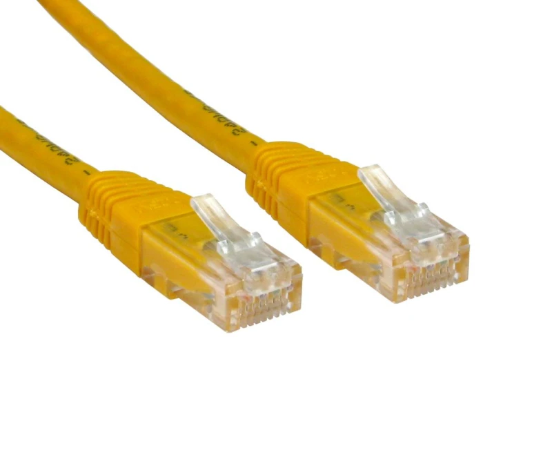 Image of Cables Direct 1m CAT6 Patch Cable (Yellow)