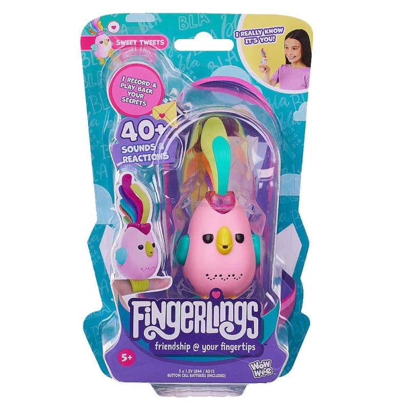 Image of Fingerlings Fingerlings Bird Pink