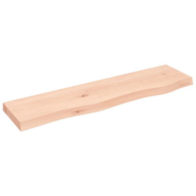 Image of VIDAXL Vidaxl - Wall Shelf 80x20x4cm Untreated Solid Wood Oak 8720845812614