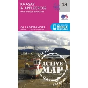 Image of Raasay & Applecross, Loch Torridon & Plockton by Ordnance Survey (Sheet map, folded, 2016)