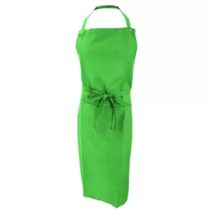 Image of Jassz Bistro Unisex Bib Apron With Pocket / Barwear (One Size) (Bright Green)