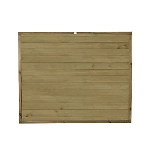 Image of Forest Garden Pressure Treated Tongue & Groove Horizontal Fence Panel - 6 x 5ft Pack of 3
