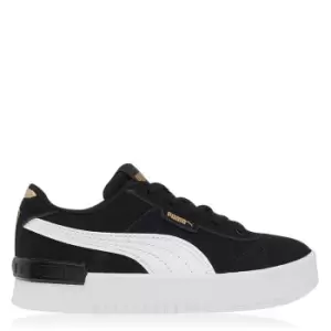 Image of Puma Jada Suede Child Girls Trainers - Black