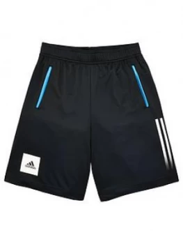 Image of Adidas Junior Boys Training Aeroready Shorts - Black