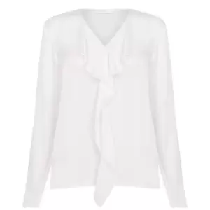 Image of Boss Ivalea Ruffle Blouse - White