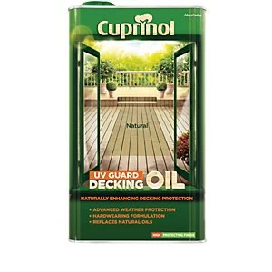 Image of Cuprinol UV Guard Decking Oil - Natural 5L