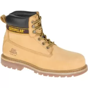Image of Caterpillar Holton S3 Safety Boot / Mens Boots / Boots Safety (6 UK) (Honey) - Honey