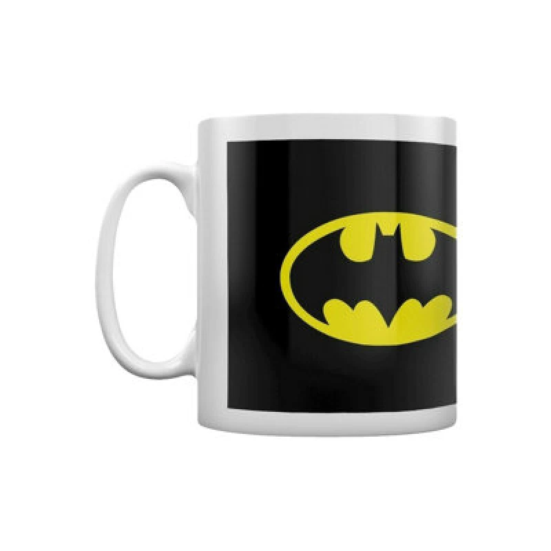 Image of Batman Batman Logo Mug in Black One Size Unisex 5059958387812