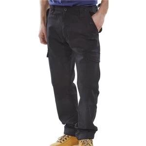 Image of Click Workwear Combat Trousers Polycotton Size 50 Black Ref PCCTBL50