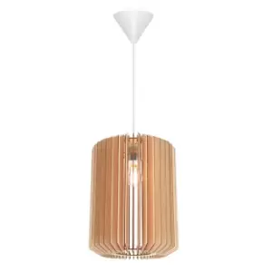 Image of Asti Wire Frame Pendant Ceiling Light Nature E27