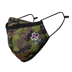 Image of Muc-Off Reuseable Face Mask Woodland Camo - Large