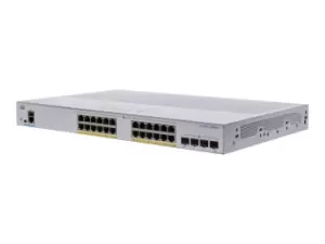 Image of Business 250 Series 250-24P-4X - Switch - L3 - Smart - 24 x 10/100/1000 PoE++ 4 - Switch - 1 Gbps