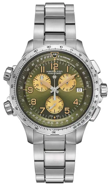 Image of Hamilton H77932160 Khaki Aviation X-Wind Chronograph Quartz Watch