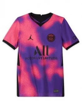 Image of Nike Youth Psg 20/21 4th Shirt, Pink, Size S