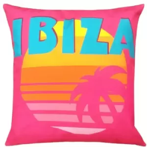 Image of Furn Ibiza 100% UV & Water Resistant Outdoor Cushion Cover, Multi, 43 x 43 Cm