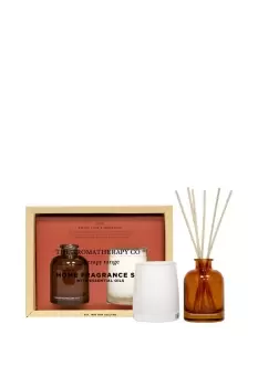 Image of Candle 100g & Diffuser 50ml Therapy Set Lime & Mandarin