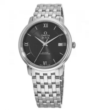 Image of Omega De Ville Prestige Co-Axial 36.8mm Automatic Black Dial Stainless Steel Mens Watch 424.10.37.20.01.001 424.10.37.20.01.001