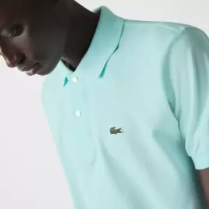 Image of Lacoste Classic Fit L.12.12 Polo Shirt Size 2 - XS Turquoise