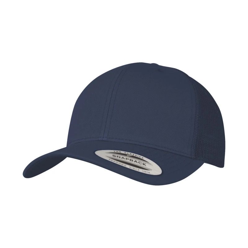 Image of Flexfit Mens Retro Trucker Cap in Navy Navy Male One Size