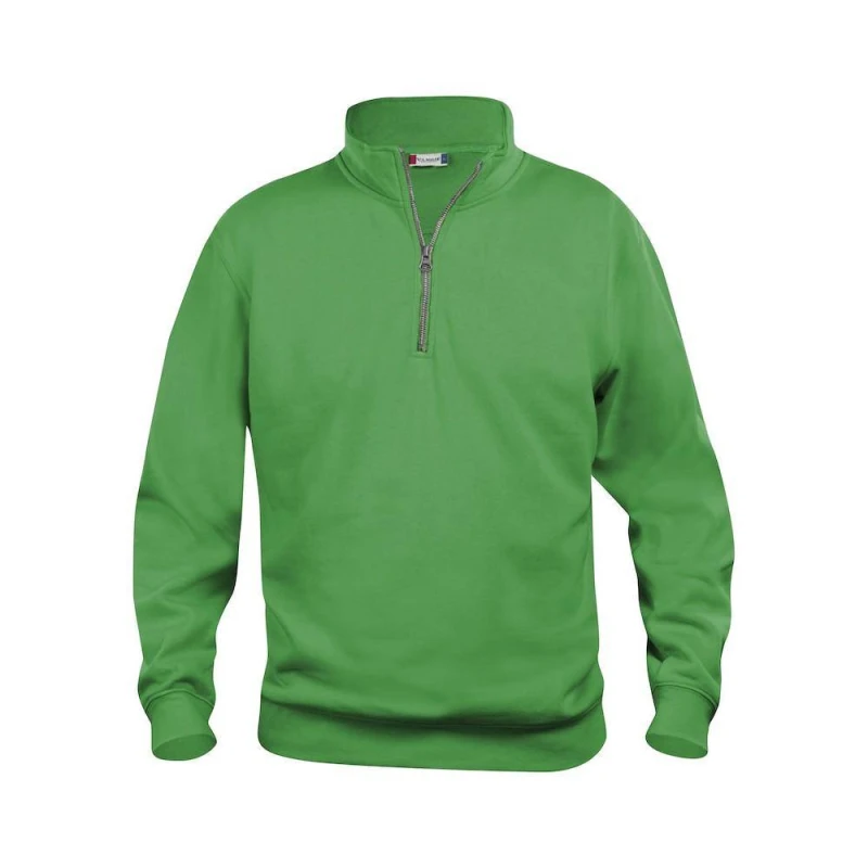 Image of Clique Womens Basic Half Zip Sweatshirt in Green Size: XS Green Female XS