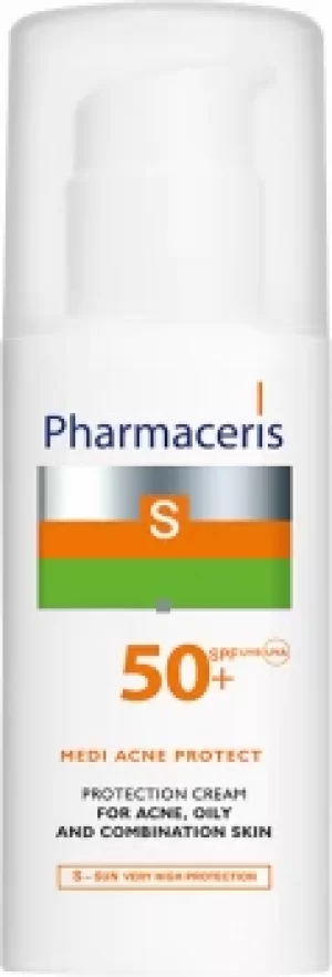 Image of Pharmaceris S Medi Acne Protect Protection Cream SPF50+ 50ml