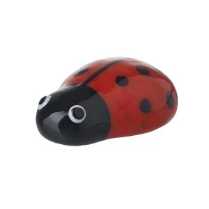 Image of Glass Ladybird Ornament By Heaven Sends