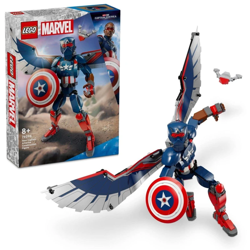 Image of LEGO Marvel Super Heroes LEGO Marvel New Captain America Construc Male VI37701