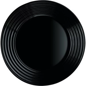 Image of Arcoroc ARC Harena L7613 Flat Plate 19cm Opal Glass Black