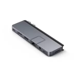 Image of HYPER HD575-GRY-GL interface hub USB 3.2 Gen 1 (3.1 Gen 1) Type-C 5000 Mbps Grey