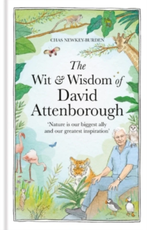 Image of Boxer Gifts The Wit and Wisdom of David Attenborough Book Multi unisex
