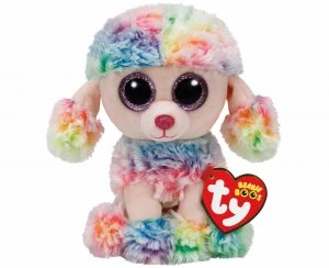Image of ty Rainbow Poodle Beanie Boo