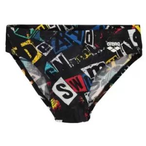 Image of Arena Rowdy Briefs Junior Boys - Black