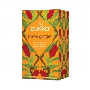 Image of Pukka Individually Enveloped Tea Bags Three Ginger Ref 5065000523428