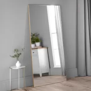 Image of Olivia's Bahrain Leaner Mirror in Gold