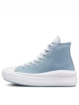 Image of Converse Chuck Taylor All Star Move CX Platform Hi-Tops - Blue Size 5, Women