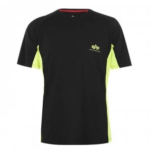 Image of Alpha Industries Alpha Industries Stripe T Shirt - Black 03