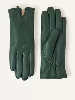 Image of Accessorize Faux Fur Lined, Green, Size M/L, Women