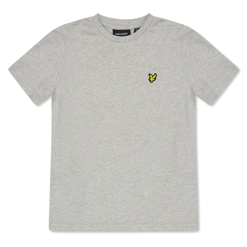 Image of Lyle and Scott Kids T-Shirt Grey Marl D24 male 12-13Y