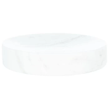 Image of Hotel Collection Mother of pearl soap dish - Marble Grey