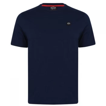 Image of Paul And Shark Sport Paul & Shark Sport Plain Logo T Shirt - Navy 013