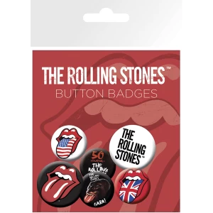 Image of The Rolling Stones Lips Badge Pack